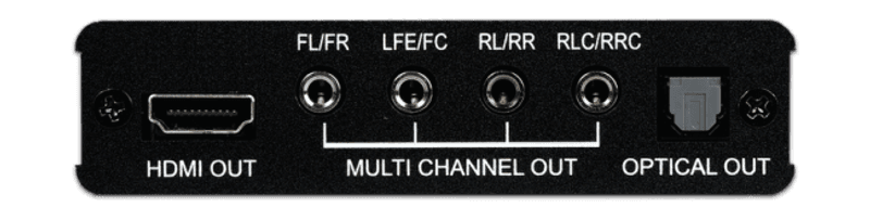 HDMI 1.3 Audio De-Embedder (7.1LPCM) Pass-Through