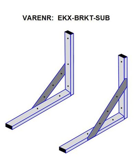 Hovedbilde Veggbrakett for EKX-15S og SP, EKX-18S og SP