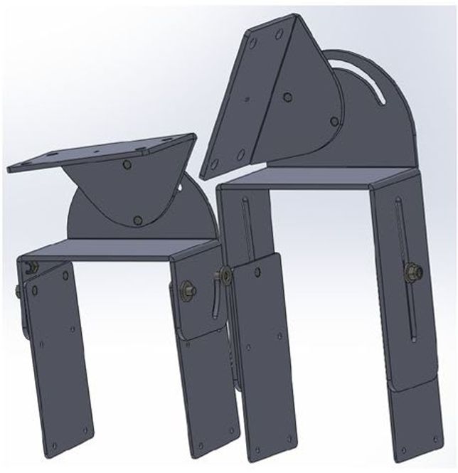 Hovedbilde Veggbrakett f/SR-S4,vridb70gr,tilt4,5gr,feste oppe+nede,