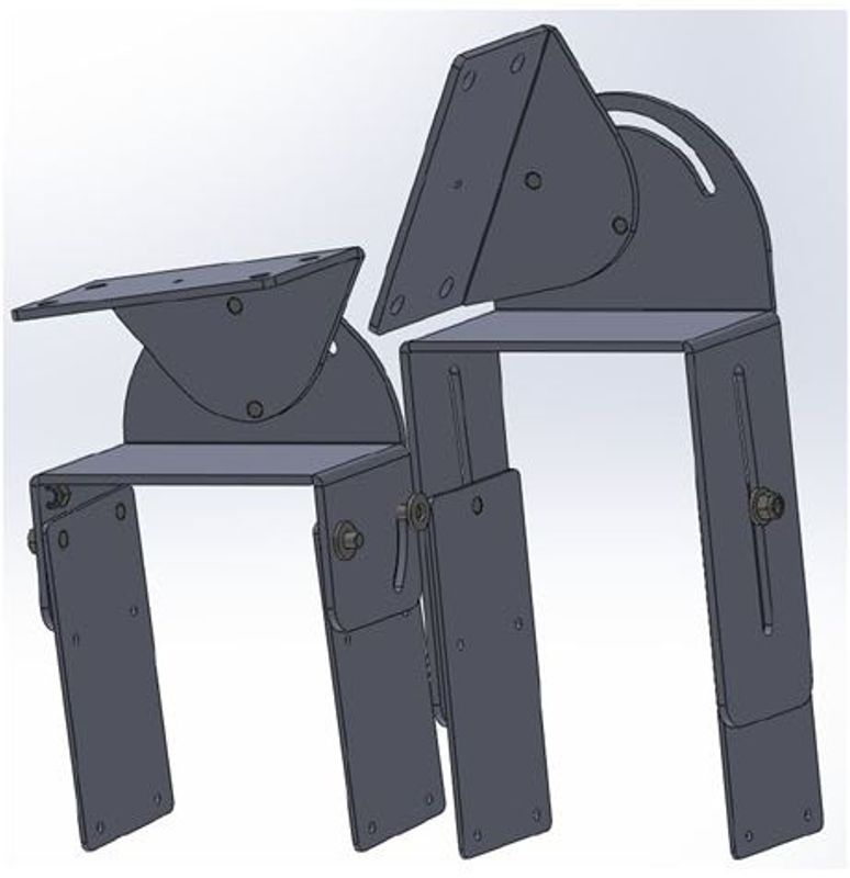 Veggbrakett f/SR-S4,vridb70gr,tilt4,5gr,feste oppe+nede,