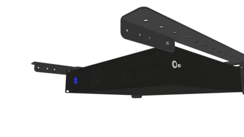 Brakett/rackskinne f/vegg/tak 2U HD.Dynacord & LAamp support