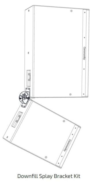 Hovedbilde DOWNFILL SPLAY Brakett KIT Hvit
