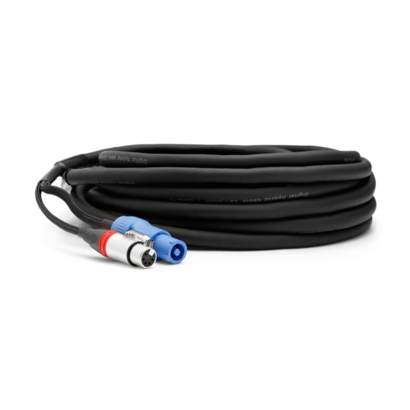 Hybridkabel DMX powercon 1,5mm2 + 5P XLR, 6m