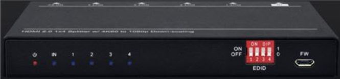 Hovedbilde Splitter 1x4 HDMI2.0 HDCP2.2 Auto EDID