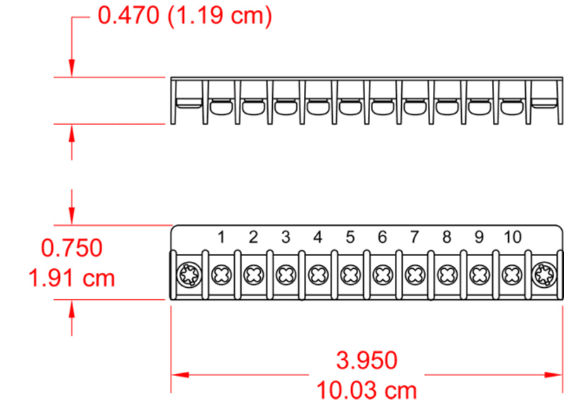 RDL Adapter Termineringsblokk for SR-4