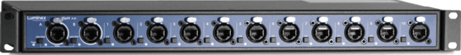 Hovedbilde LumiSplit 2.10 DMX/RDM splitter, EtherCon DMX, 2inn - 10ut