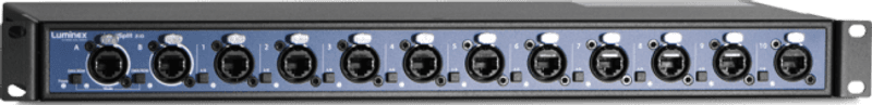 LumiSplit 2.10 DMX/RDM splitter, EtherCon DMX, 2inn - 10ut