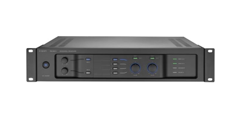 Biamp stereo pre-amp/mix m/2M/ST Soner,4xLineIP,2MIC/LineIP,48V,
