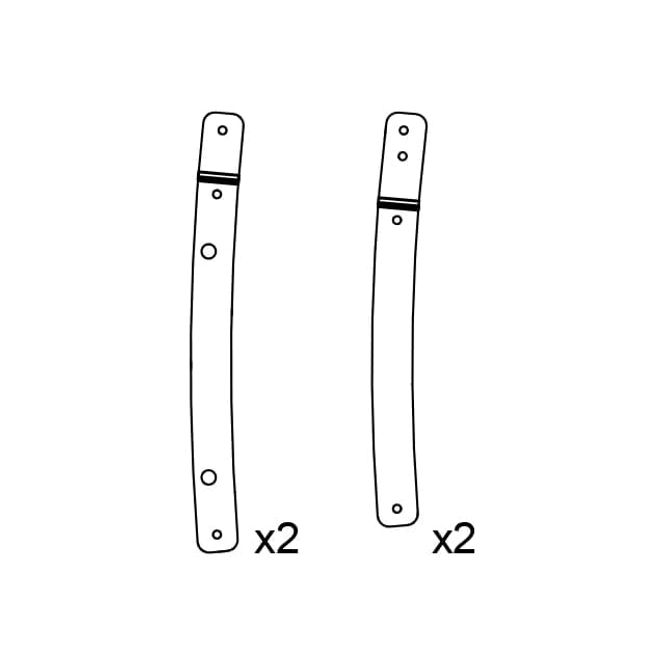 Hovedbilde Rigging plates for A10iW Focus (white)
