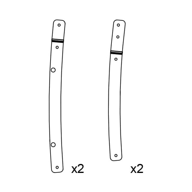 Hovedbilde Rigging plates for A15i Focus x4  (Front x2, Rear x2)