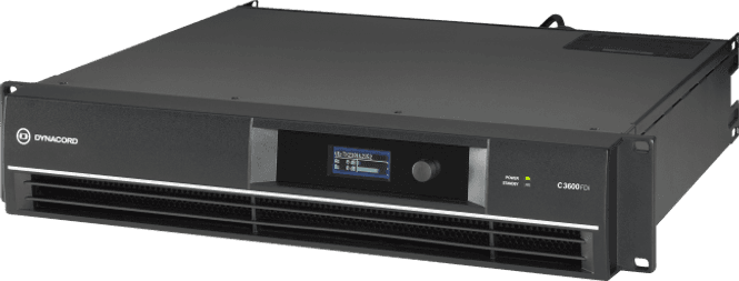 Hovedbilde Dynacord Forsterker DSP 2x1800W 4ohm 2U Inst, 2xLavOhm eller 2x1