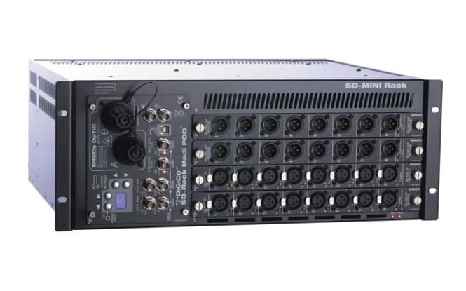 Hovedbilde DiGiCo SD-MINI Rack 192khz (unloaded) with HMA Optics