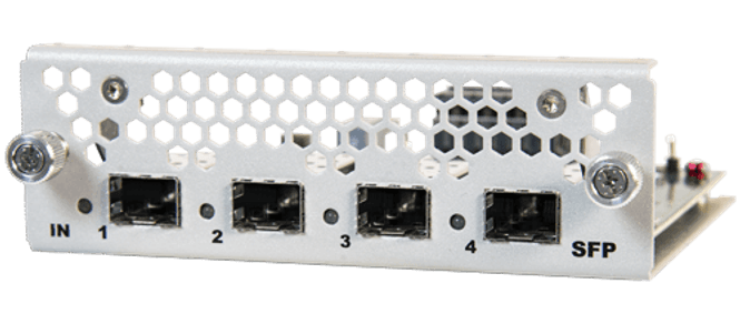 Hovedbilde IP conn. card w/4x SFP+ (ase incl)
