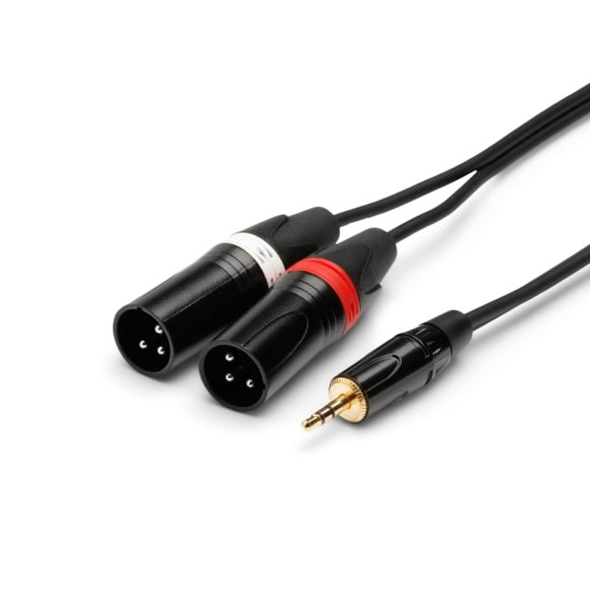 Hovedbilde Minijack to 2x XLRM 3m
