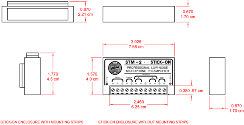 RDL Forforsterker Mikrofon 65dB