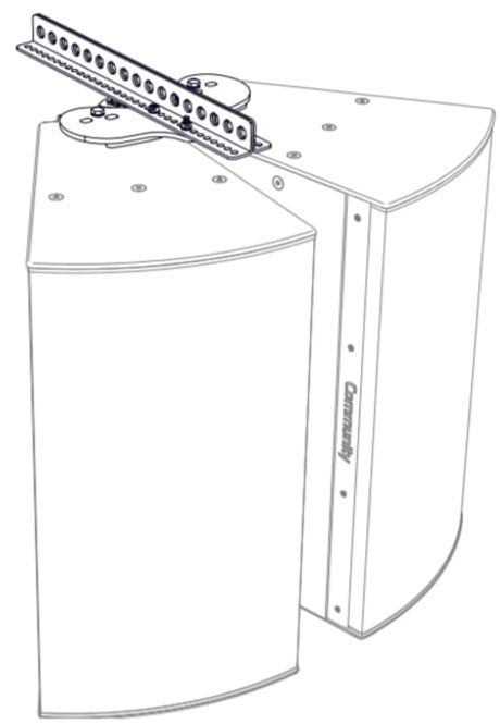 Hovedbilde Dobbel HORIZ. SPLAY KIT FOR 2 Veis I Serien Modeller Sort