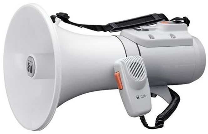 Hovedbilde TOA Megafon Mikrofon Skulderreim 23W