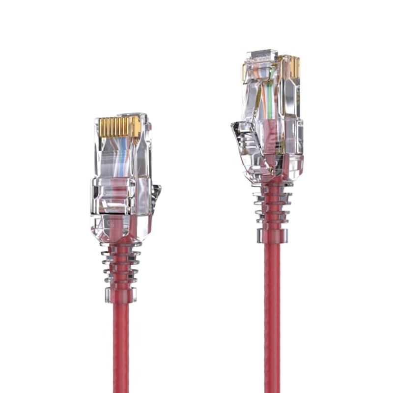 PureLink Kabel CAT 6 Patchekabel SLIM - UTP - LSOH 1m Rød