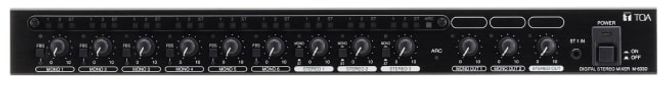 Hovedbilde TOA Mikser, Digital 6 Mono + 3 Stereo, L+R+M1+M2 ut