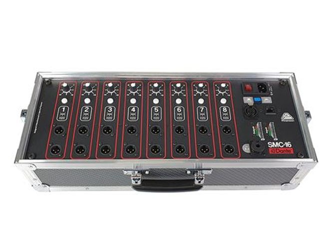 Hovedbilde PresseSplit m/I:1H/1M O:16M DANTE/Analog Input,Koffert