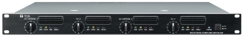 TOA Forsterker 4 x250W 4ohm 1U Digital