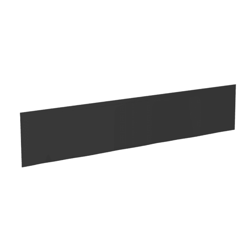 Sceneskjørt Velur 1000x1050mm, borrelås, Sort