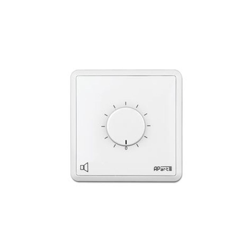 Volumkontroll  Stereo, 2 x 40 watt Euro volum kontroll, hvit