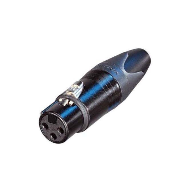 Hovedbilde XLR for Kabel 3P Hunn Sort