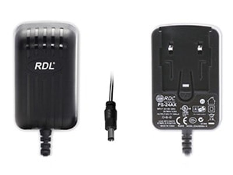 RDL Strømforsyning 24VDC 500mA Switching DC plugg