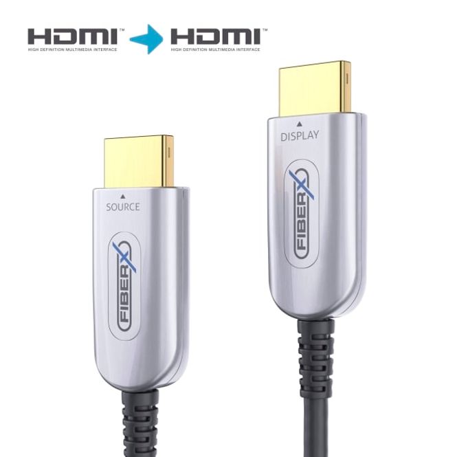 Hovedbilde Kabel HDMI 10m FiberX Serie 4K 18Gbps Fiber Extender