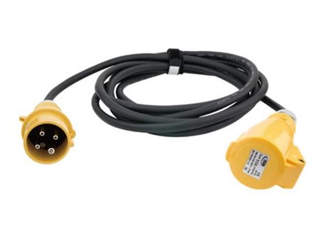 Hovedbilde Motorkabel LV, 16A110V-4P, M/F, 4x1,0mm2, 10meter