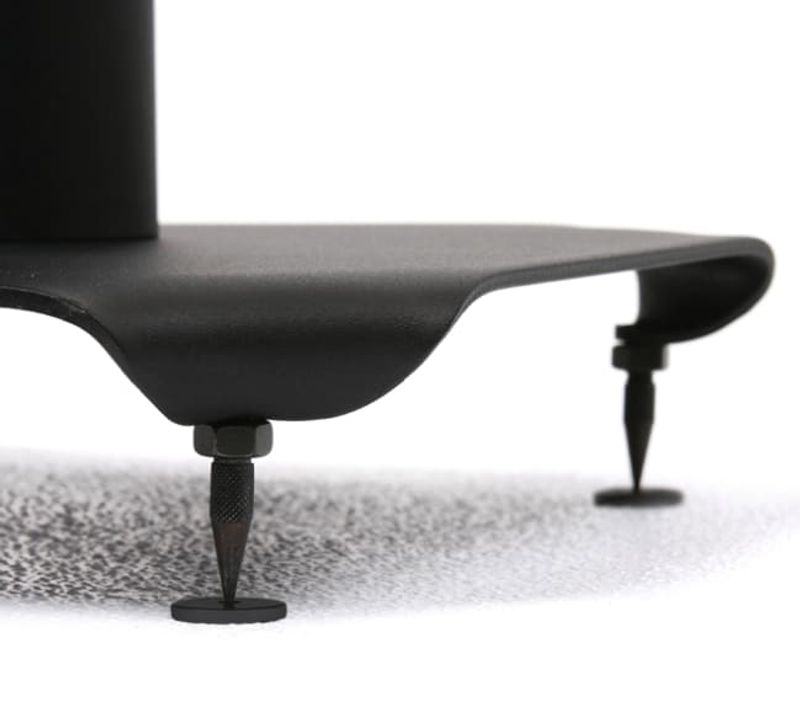 Høyttalerstativ 60cm Sort