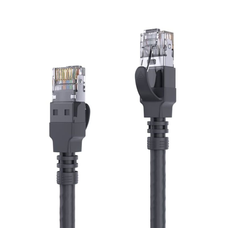 Kabel CAT 6A Patchekabel S/FTP - LSOH 50m Sort