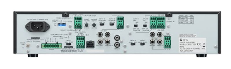 Digital Mikseforsterker480W,7in,6micMax,100V/8ohm,DSP,WebGUI