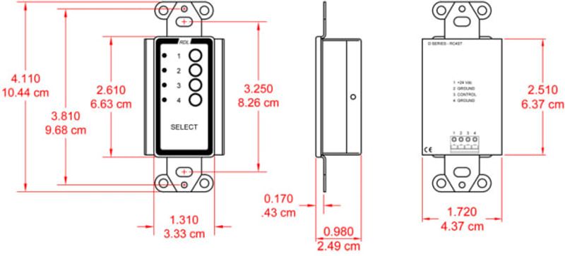 4 Channel Remote Control for ST-SX4