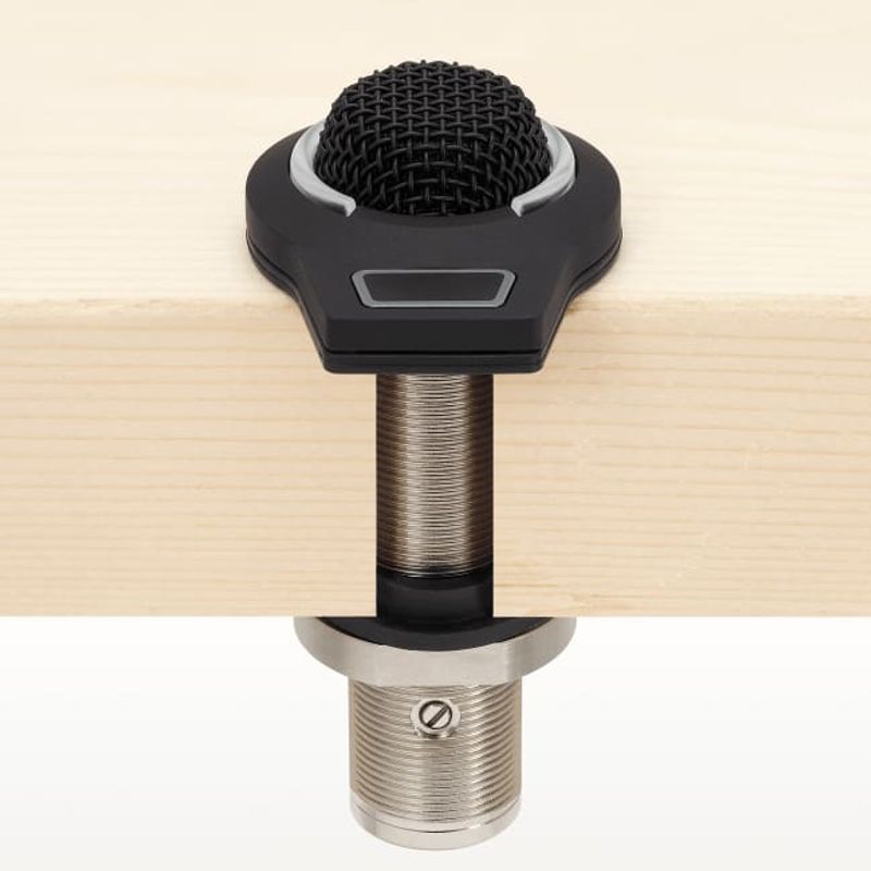 Omni Cond 3-Pin Flush-Mount Boundary Mic w/ Switch, Sort