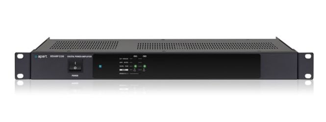 Hovedbilde Forsterker 2x150W@4Ohm, eller 1x300W@8Ohm, vifteløs, 1U,19