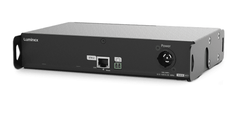 Luminode 12 RJ45 ethernet til 12 x DMX på RJ45