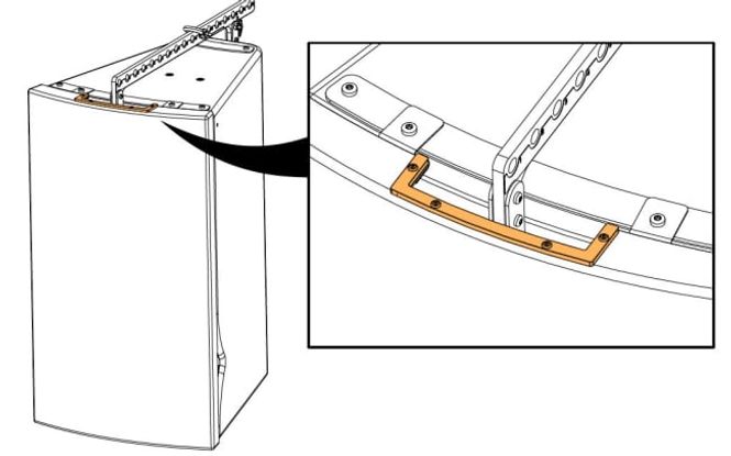 Hovedbilde Front screen f/A15iW Wide w/A15iW-LIFT ,Hvit