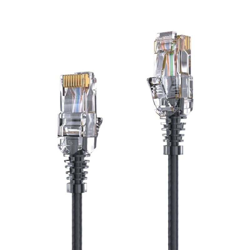 PureLink CAT 6 Patchekabel SLIM - UTP - LSOH 1m Sort