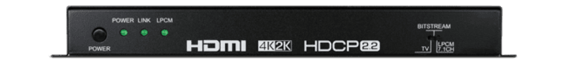 HDMI Audio De-embedder (up to 7.1) with built-in Repeater,4K