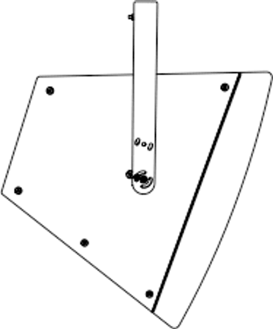 Hovedbilde LVH-900 U-Bracket, Black (For Indoor Use Only)