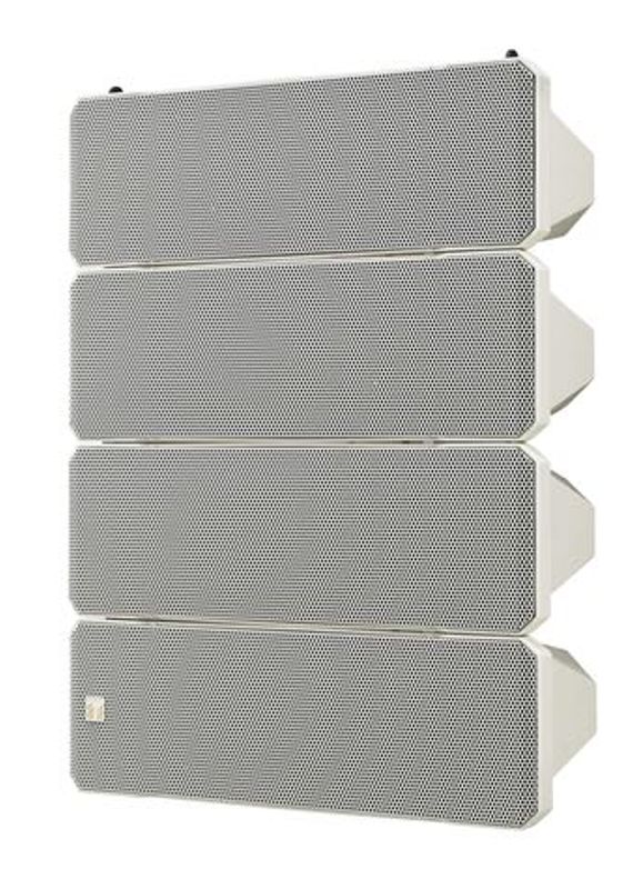 TOA Høyttaler Passiv Kabinett x4 Linearray 750W 8ohm IP Hvit