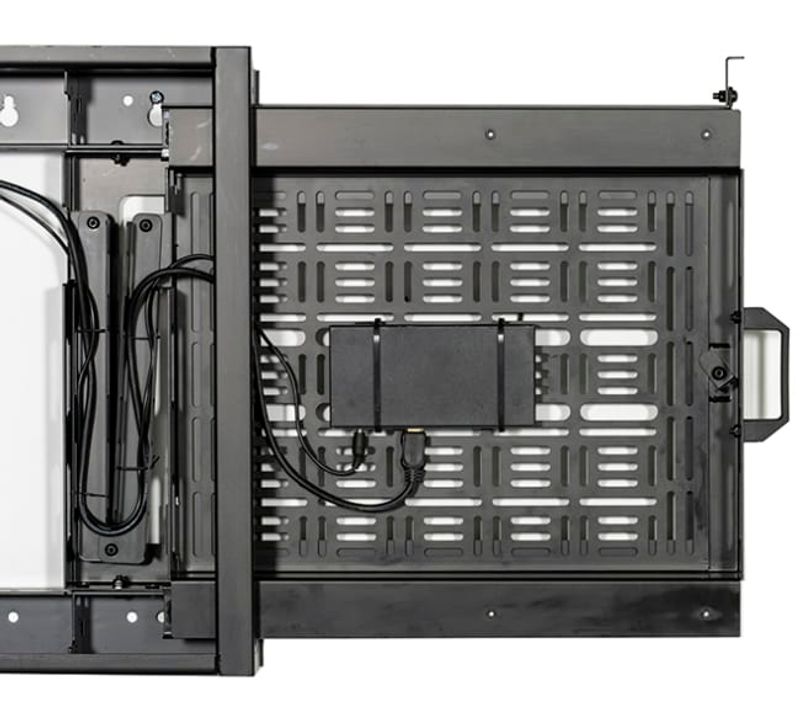 Wall Mount With Slide-Out AV Storage Tray