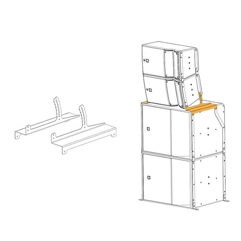 Rigging elements with angles for A10i onto or under KS21i