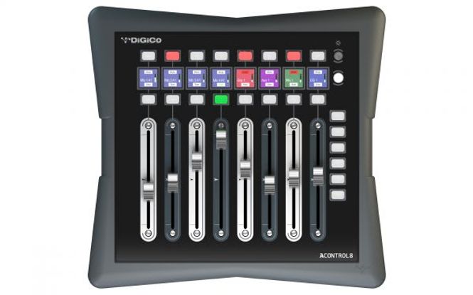 Hovedbilde DiGiCo 4REA4 Kontrollenhet, 8 motoriserte fadere, PoE+