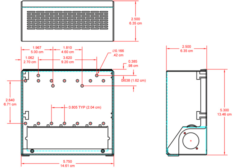 RDL Adapter Monteringsboks for max 7x ST moduler