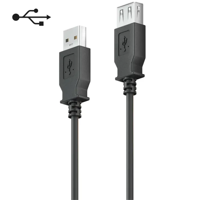Hovedbilde PureLink Kabel USB 2.0 Skjøt 1,8m Sort