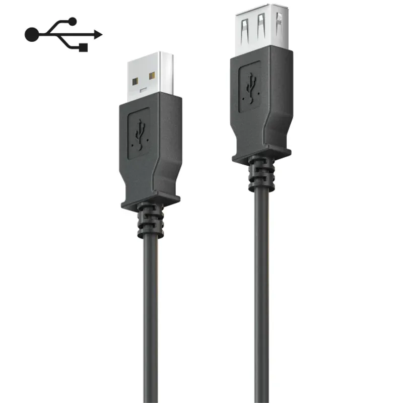 PureLink Kabel USB 2.0 Skjøt 1,8m Sort